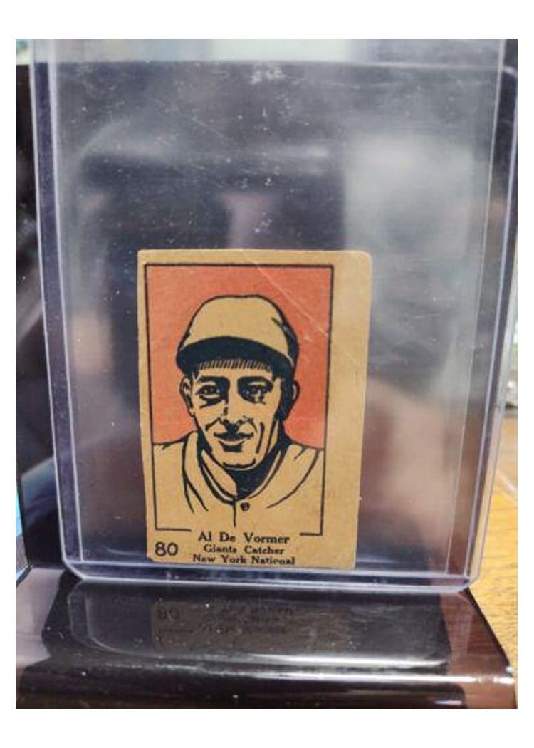 1928 W513 Hand Cut Al de Vormer #80 card