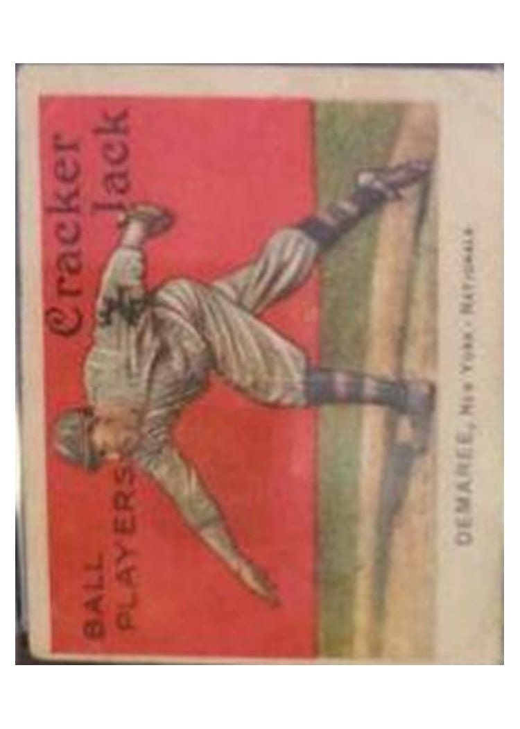 1914 Cracker Jack Al Demaree #92 card