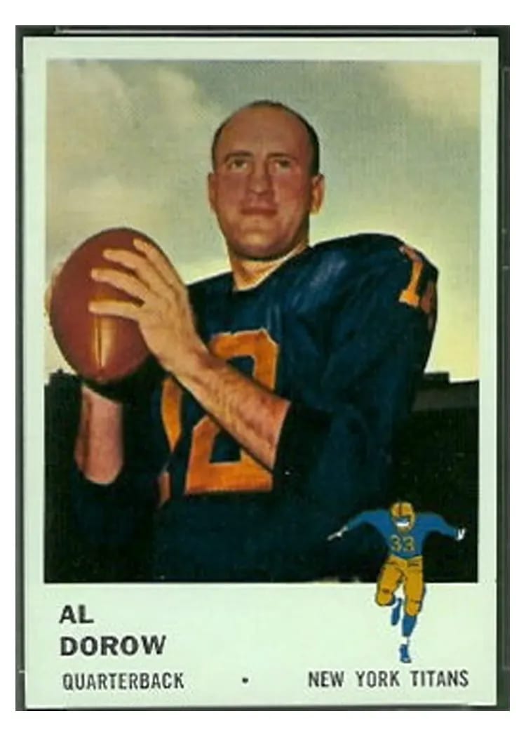 1961 Fleer Al Dorow #210 card