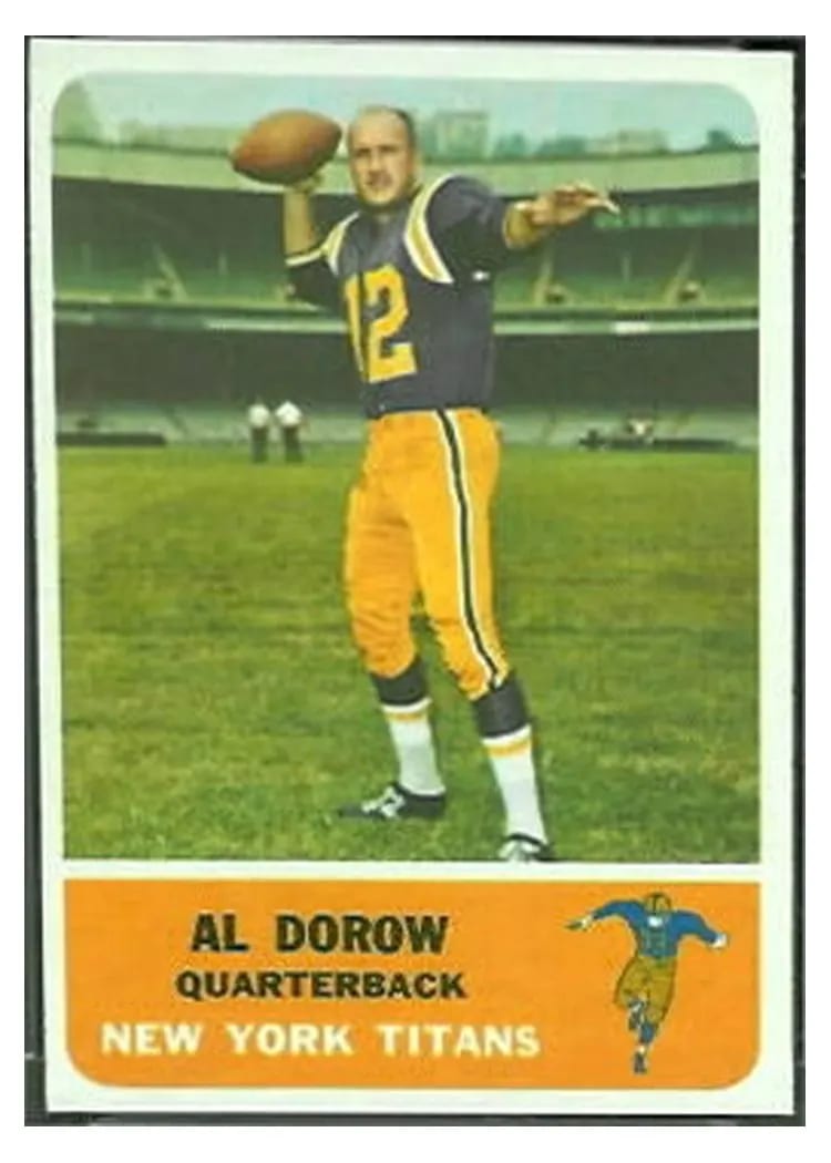 1962 Fleer Al Dorow #57 card