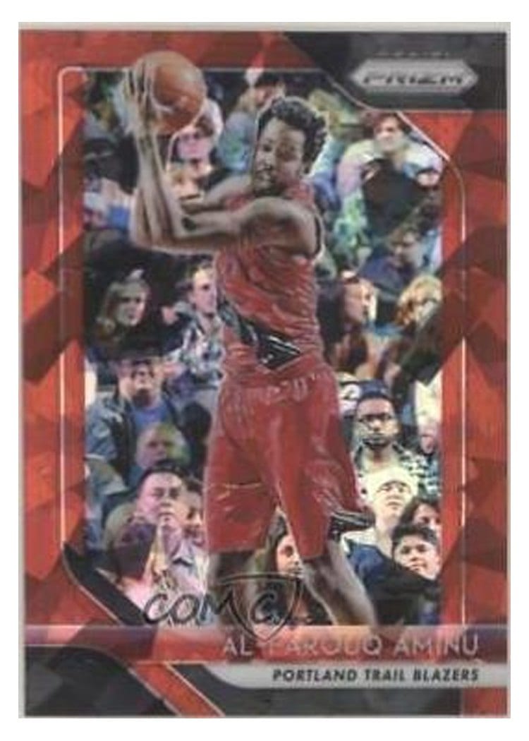 2018-19 Panini Prizm Base Set Al-Farouq Aminu #111 card