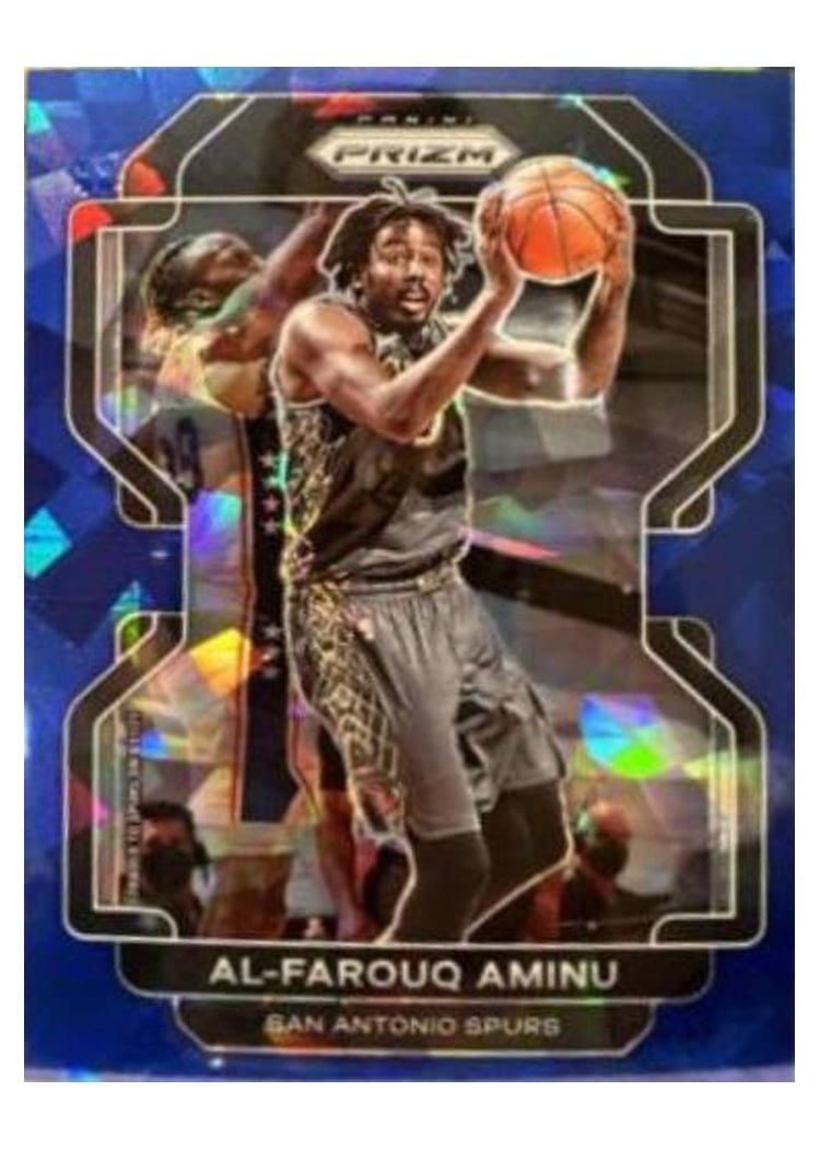 2021-22 Panini Prizm Base Set Al-Farouq Aminu Blue Ice Prizm #219 card