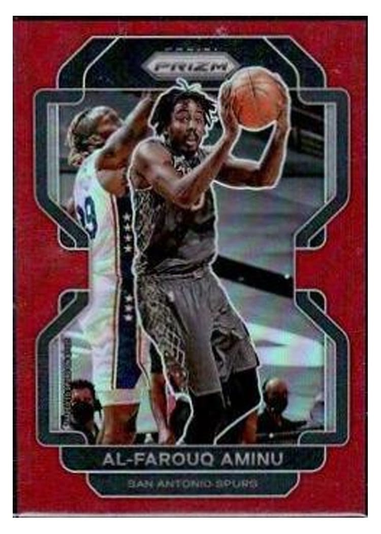 2021-22 Panini Prizm Base Set Al-Farouq Aminu Red Prizm #219 card