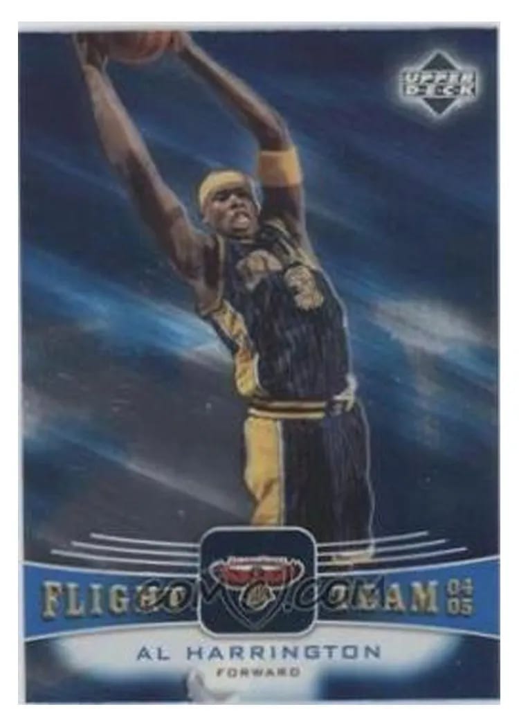 2004 Upper Deck Flight Team Al Harrington #FT14 card
