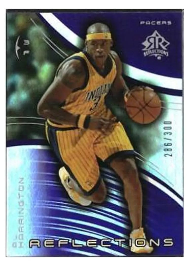 2004 Upper Deck Reflections Al Harrington #29 card