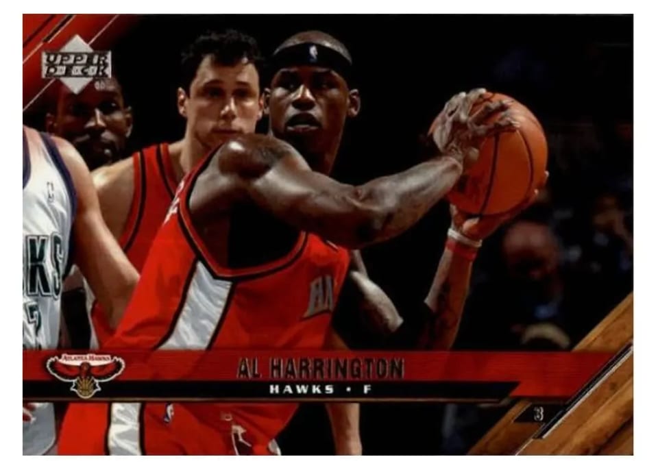 2005 Upper Deck Al Harrington #3 card