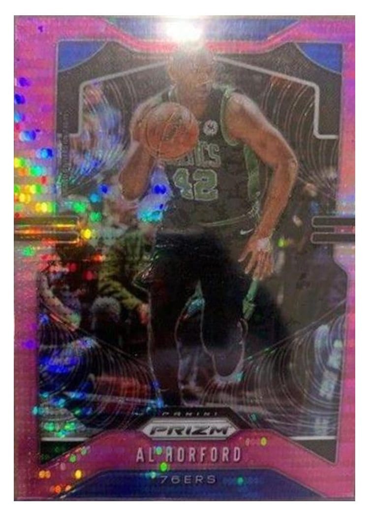 2019-20 Panini Prizm Base Set Al Horford Pink Pulsar Prizm #202 card