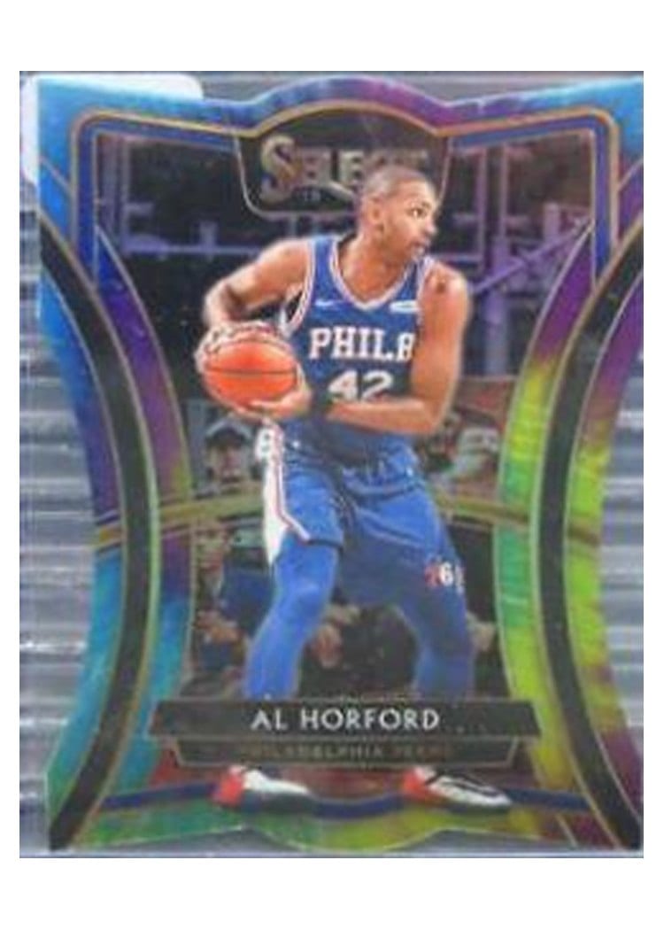 2019-20 Panini Select Base Set Al Horford Die Cut Tie Dye Prizm #112 card