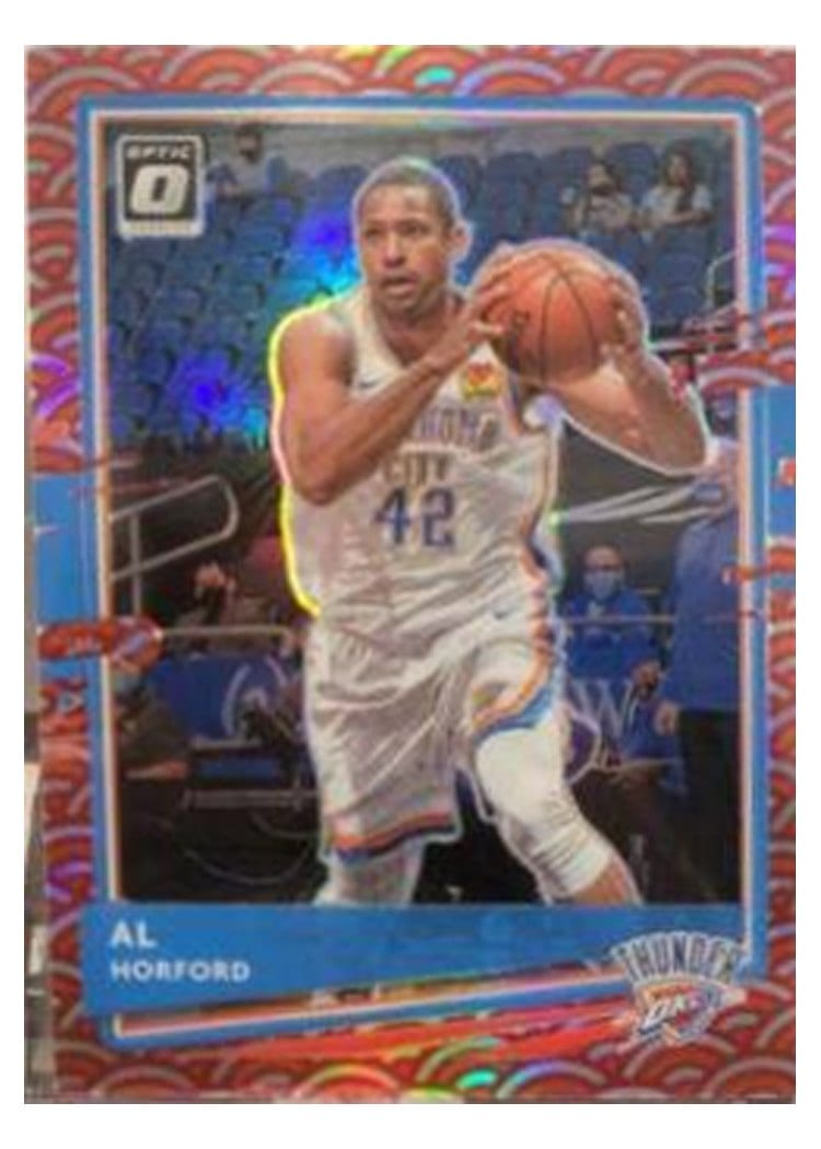 2020-21 Donruss Optic Base Set Al Horford #22 card