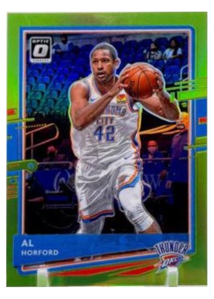2020-21 Donruss Optic Base Set Al Horford Lime Green #22 card