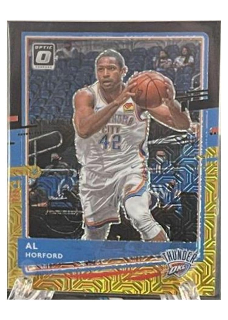 2020-21 Donruss Optic Base Set Al Horford Choice Black Gold #22 card