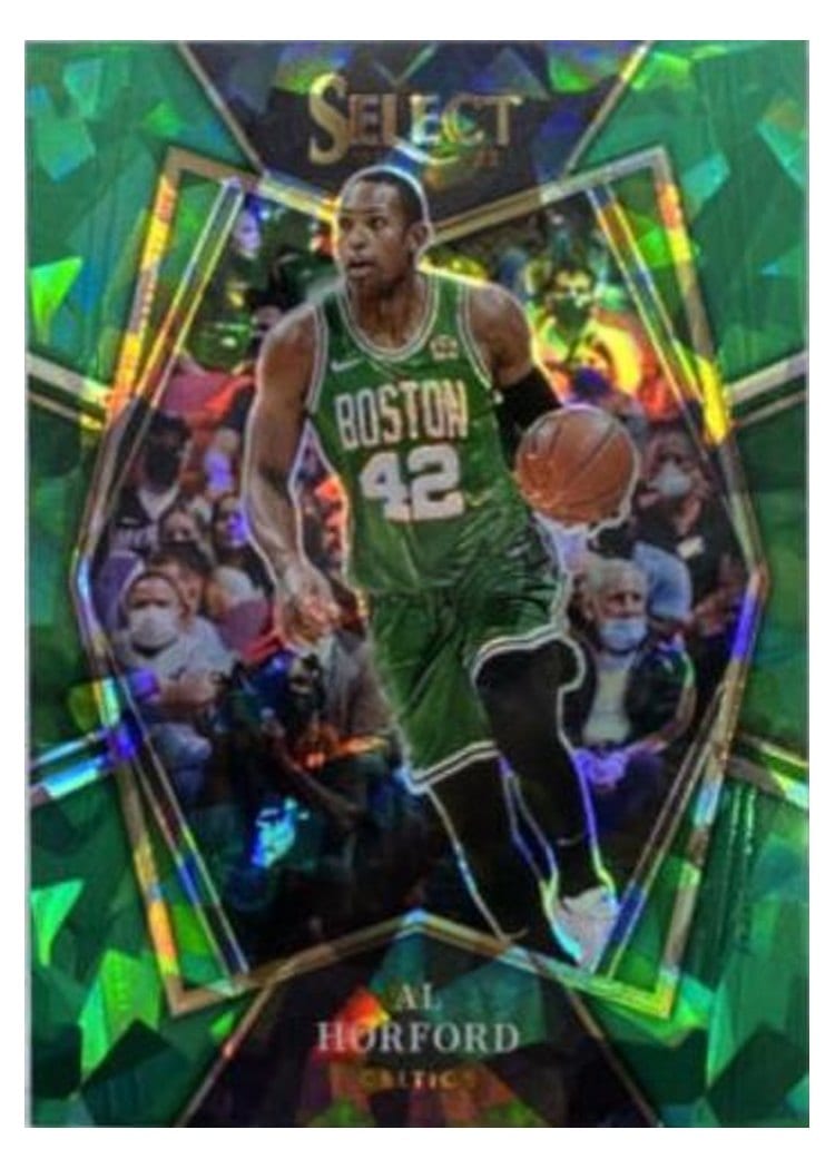 2021-22 Panini Select Base Set Al Horford Green Ice Prizm #104 card