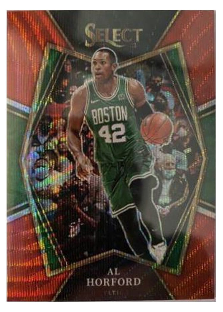 2021-22 Panini Select Base Set Al Horford Red Wave Prizm #104 card