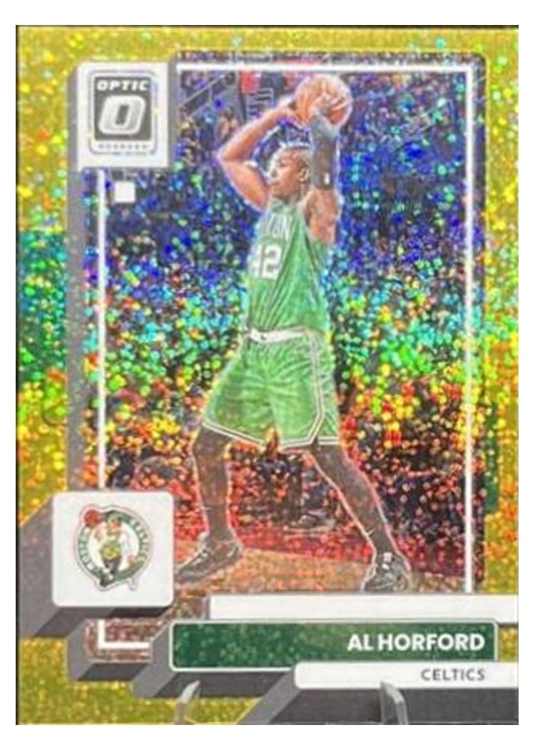 2022-23 Donruss Optic Base Set Al Horford Gold Sparkle #25 card