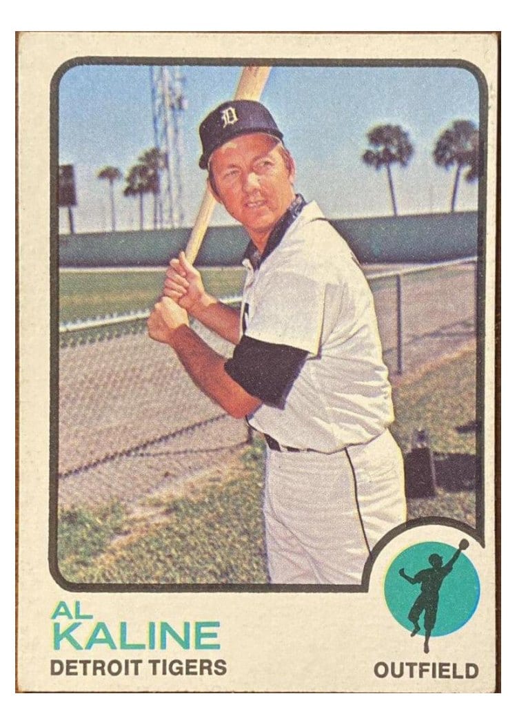 1973 Topps Al Kaline Band-Aid Error #280 card
