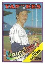 1988 Topps Base Set Al Leiter #18 card
