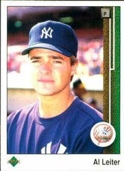 1989 Upper Deck Base Set Al Leiter #588 card