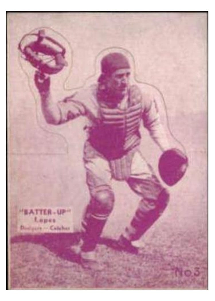 1934 Batter Up Al Lopez #3 card