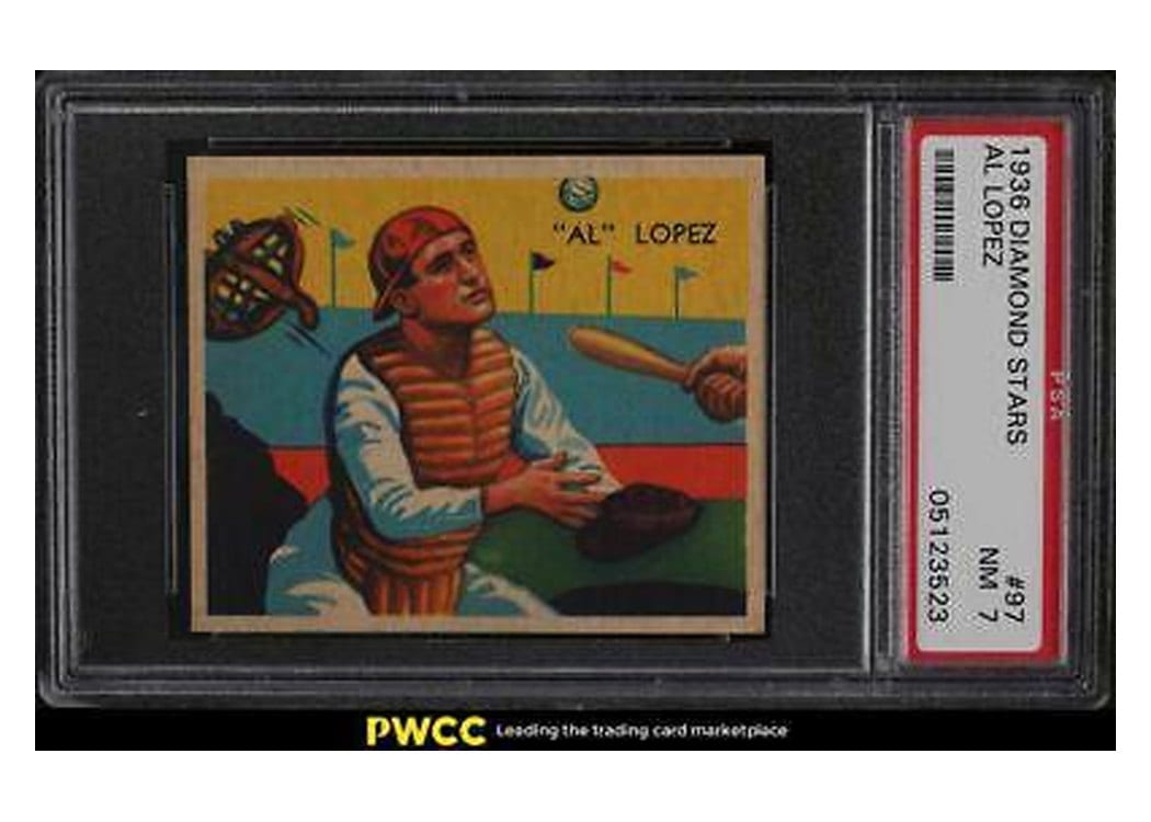 1935 Diamond Stars Al Lopez #97 card