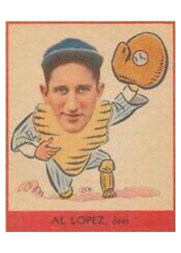 1938 Goudey Al Lopez #257 card