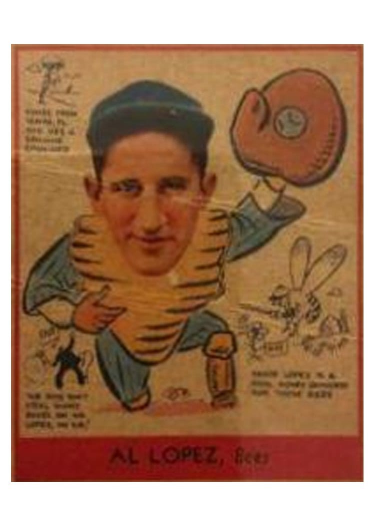 1938 Goudey Al Lopez #281 card