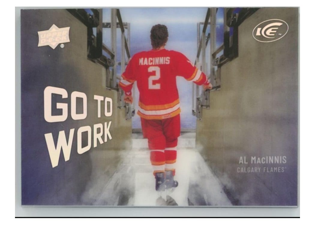 2024-25 Upper Deck Ice Go to Work Al MacInnis #GTW-4 card