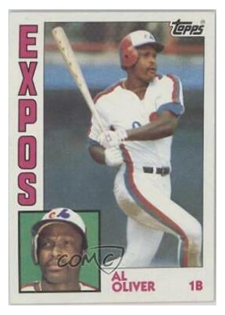 1984 Topps Al Oliver #620 card
