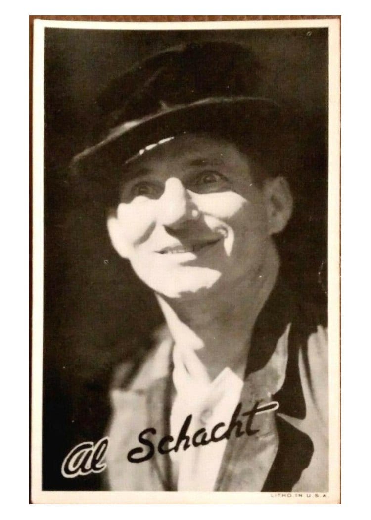 1936 Goudey Premiums Al Schacht card