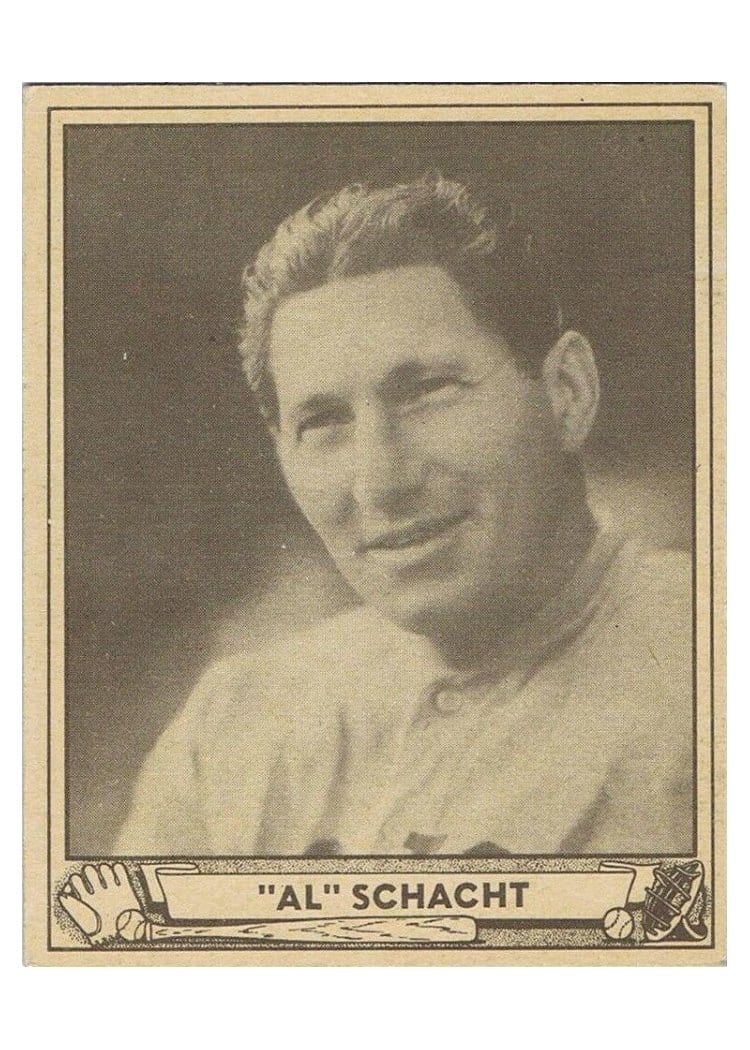 1940 Play Ball Al Schacht #116 card