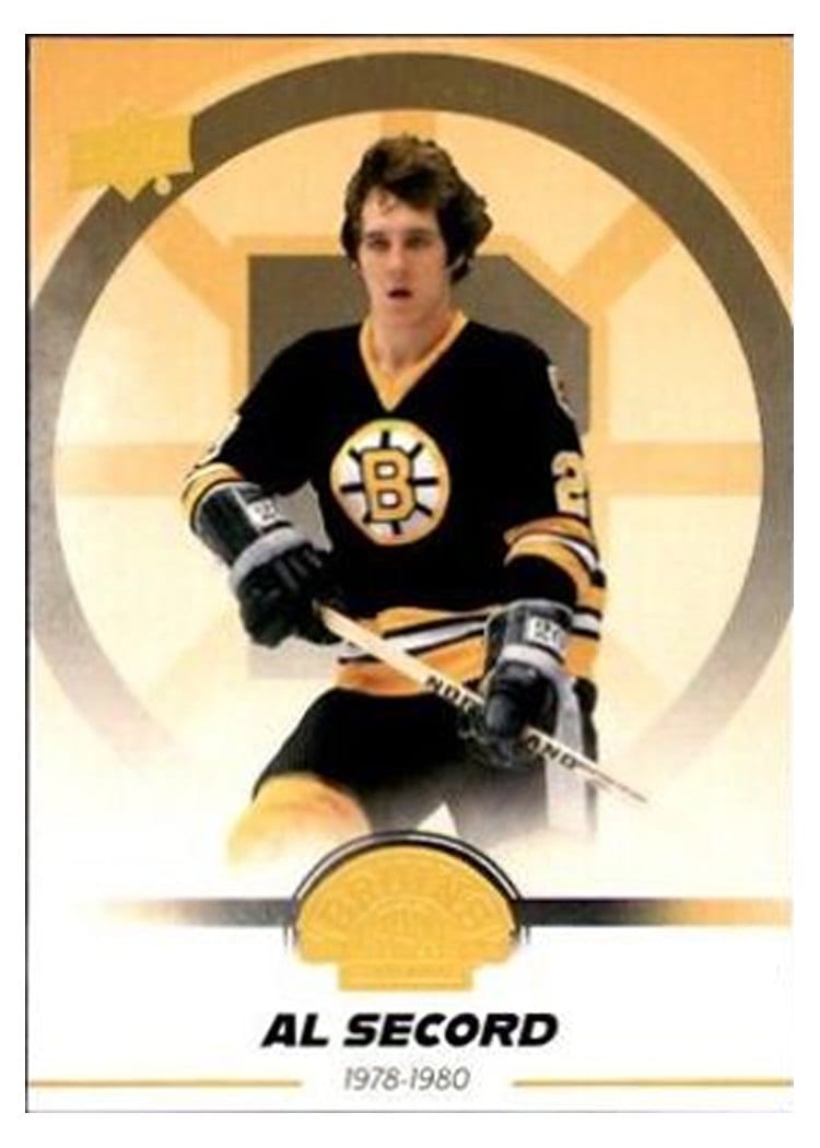 2023-24 Upper Deck Boston Bruins Centennial Base Set Al Secord #13 card