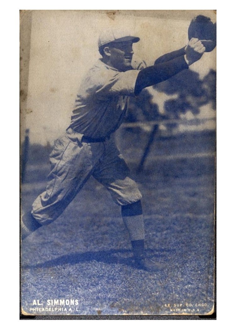 1928 Exhibits Al. Simmons card
