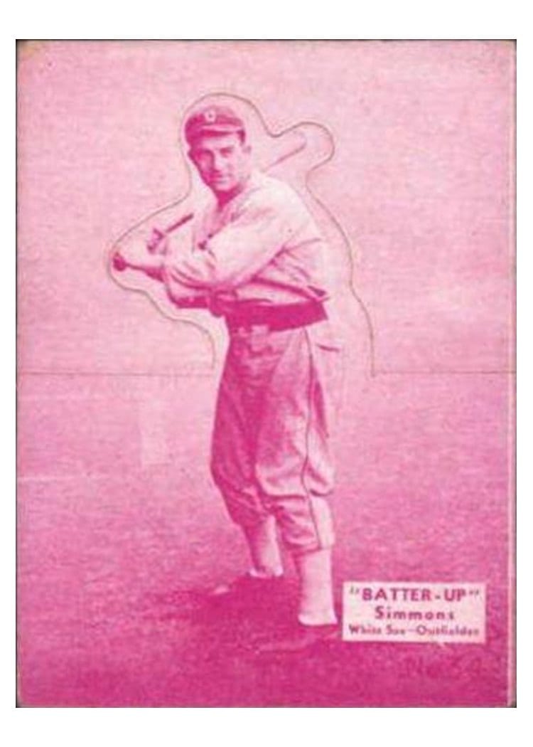 1934 Batter Up Al Simmons #34 card
