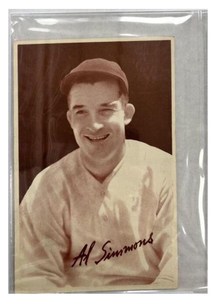 1939 Goudey Premiums R303 B Al Simmons card