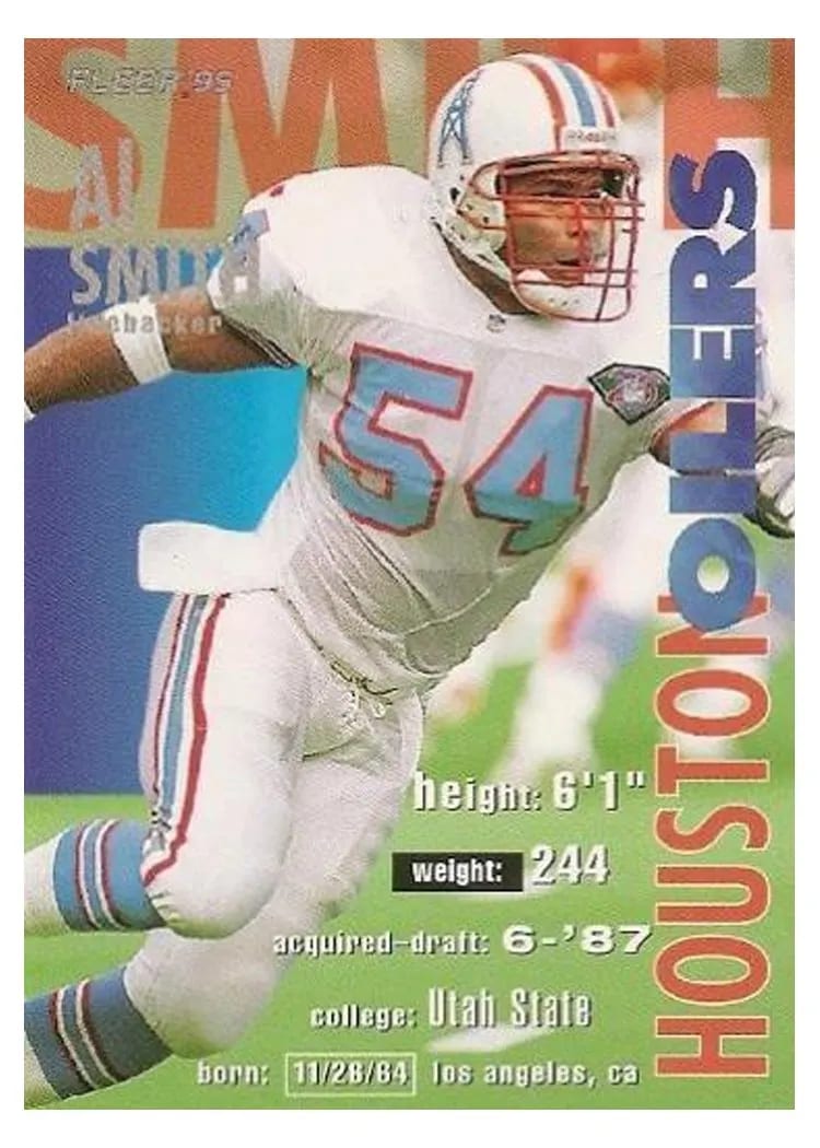1995 Fleer Shell Al Smith #45 card