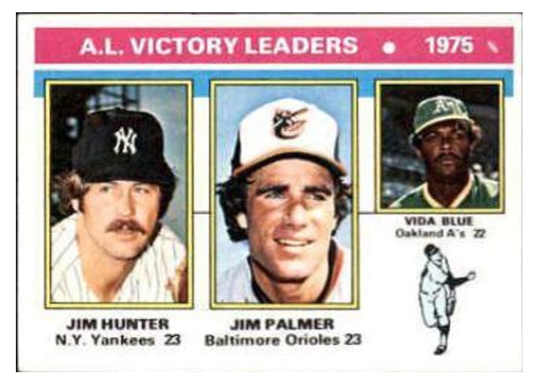 1976 Topps Al Victory Leaders #200 card