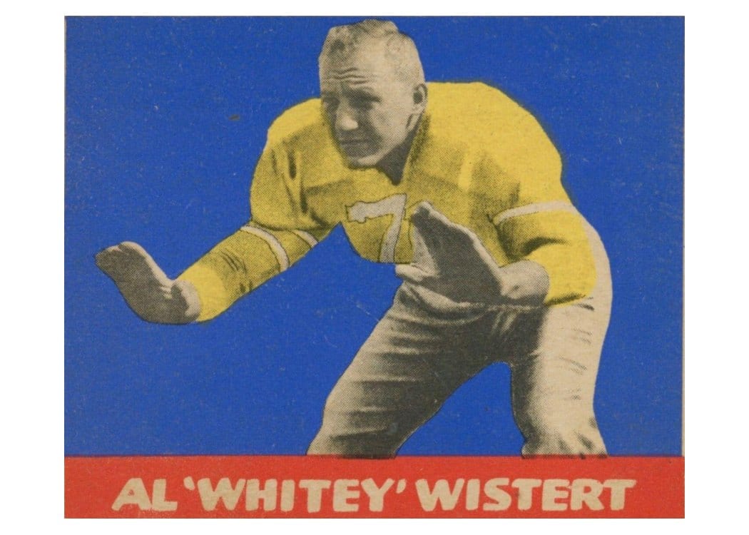 1949 Leaf Al 'Whitey' Wistert #35 card