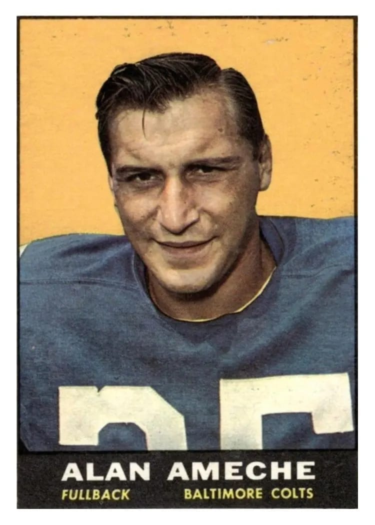 1961 Topps Alan Ameche #3 card