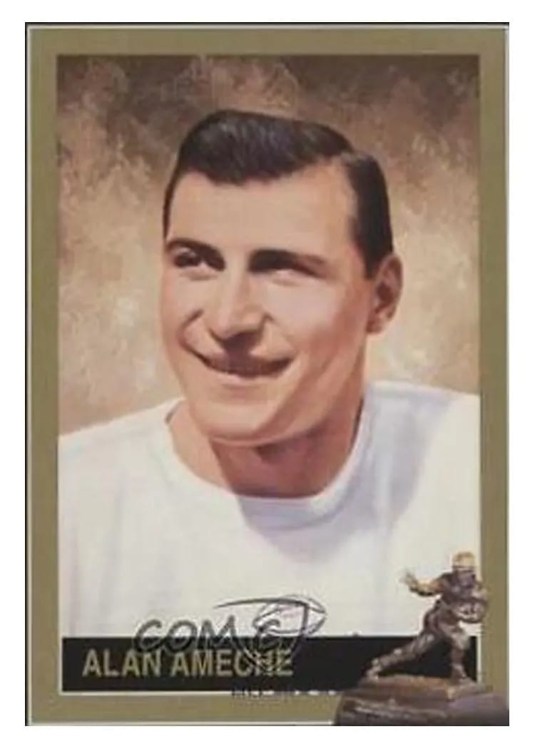 1992 Heisman Collection II Alan Ameche #20 card