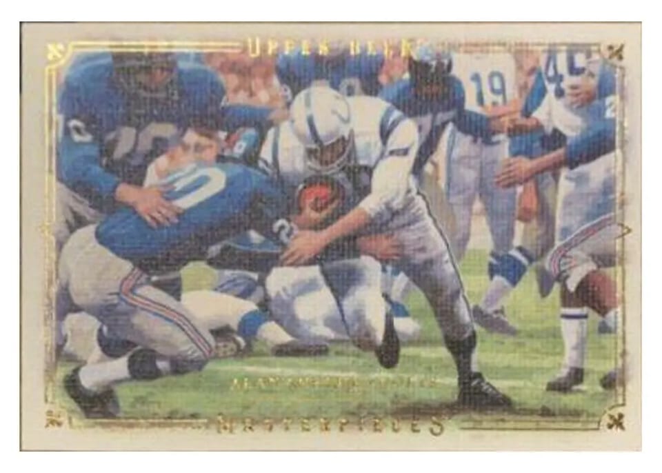 2008 Upper Deck Masterpieces Alan Ameche #4 card