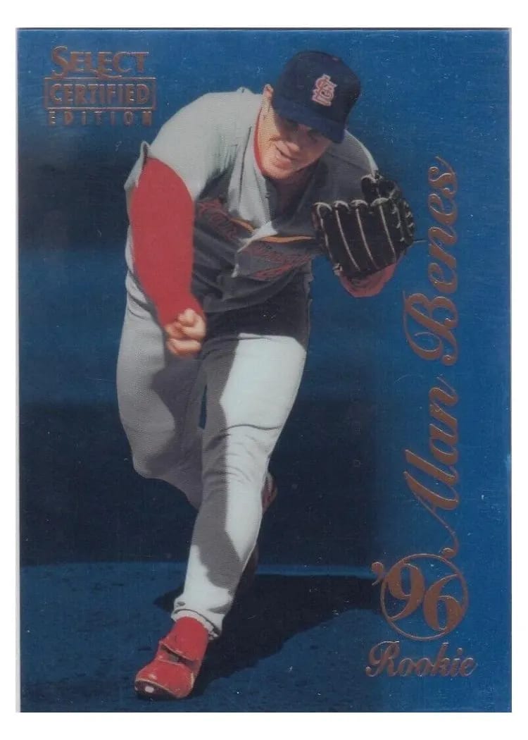 1996 Select Certified Alan Benes #101 card