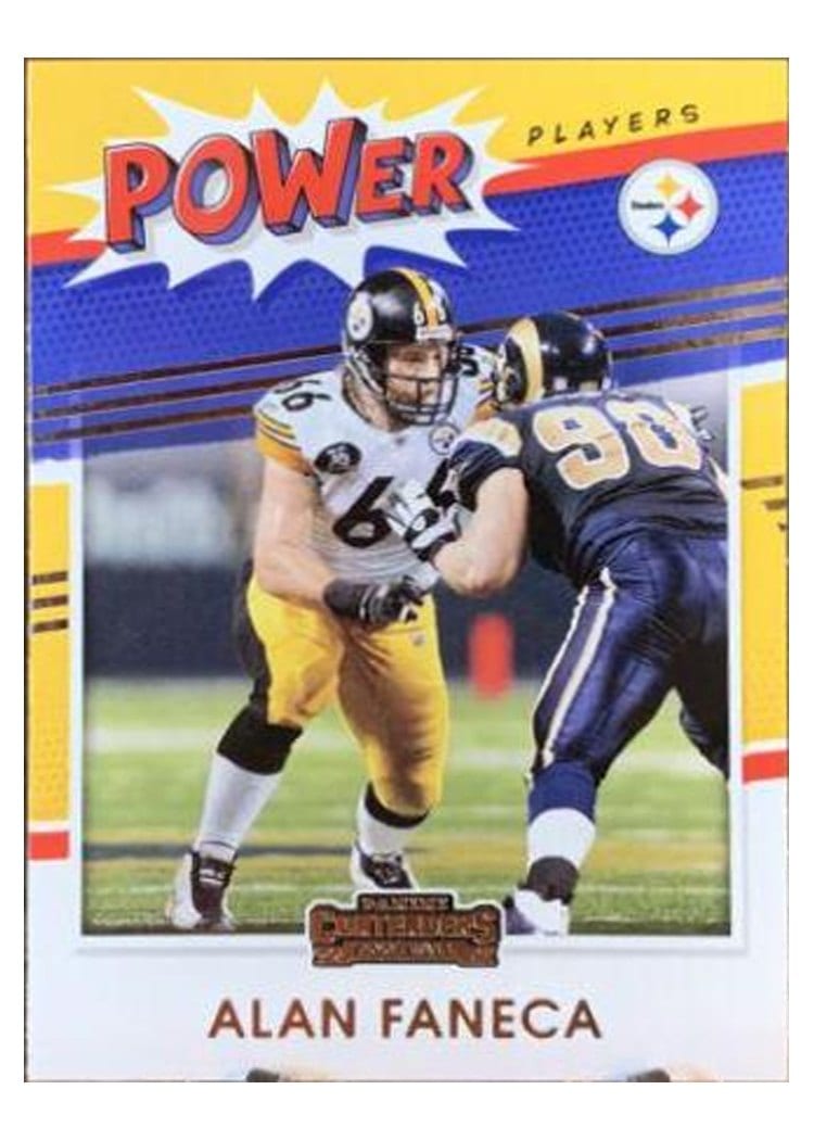 2021 Panini Contenders Power Players Alan Faneca #PP-AFA card