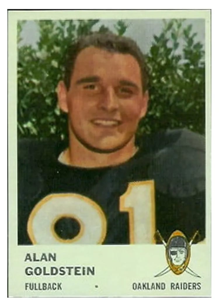 1961 Fleer Alan Goldstein #195 card