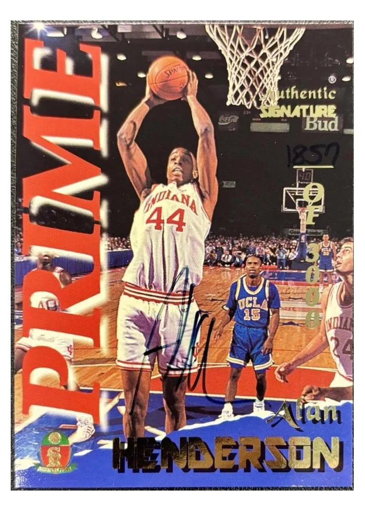 1995 Signature Rookies Fame and Fortune Alan Henderson #17 card