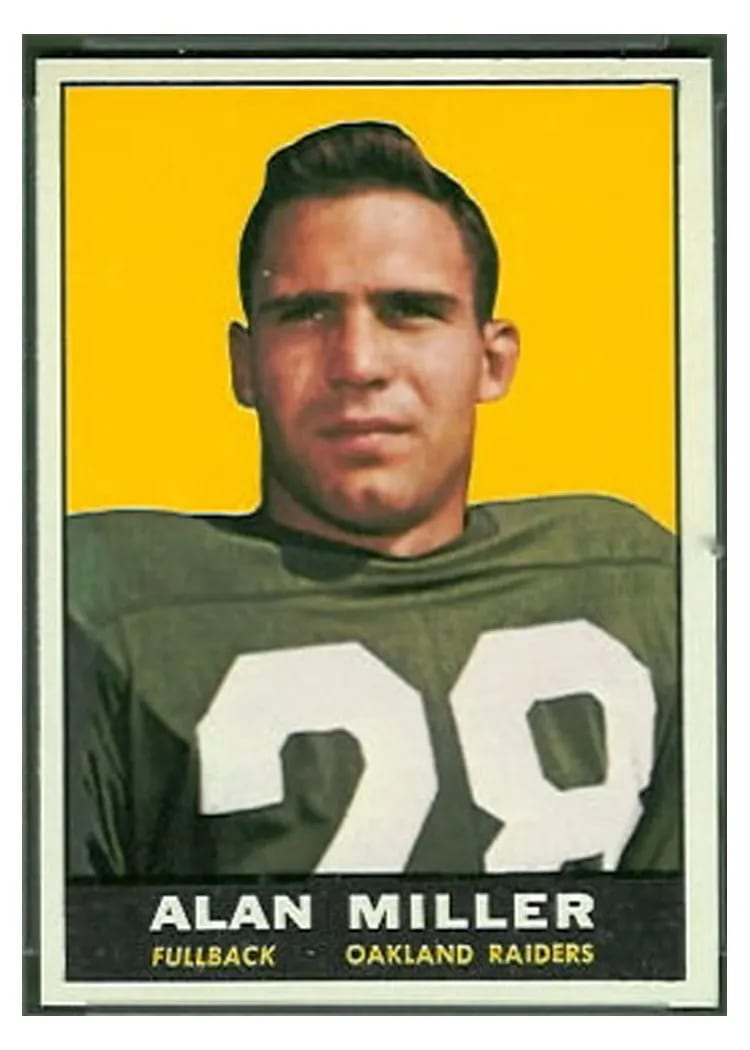 1961 Topps Alan Miller #185 card