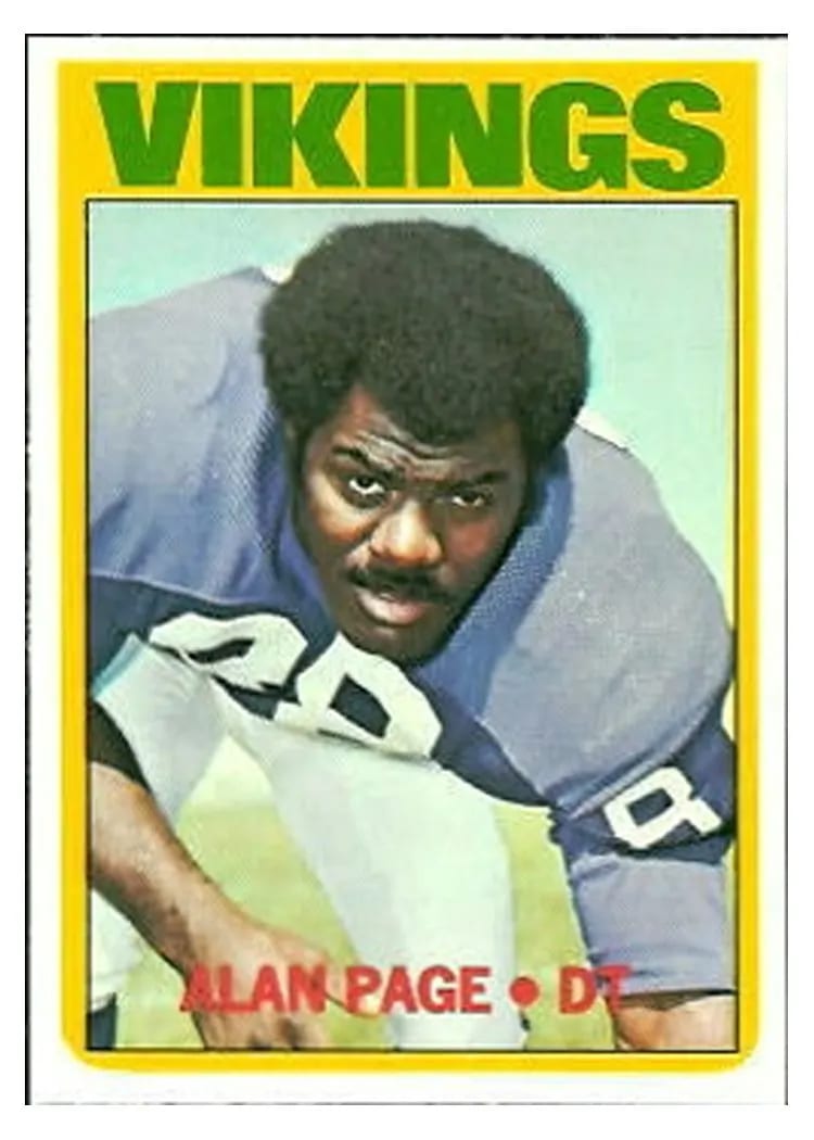 1972 Topps Alan Page #300 card