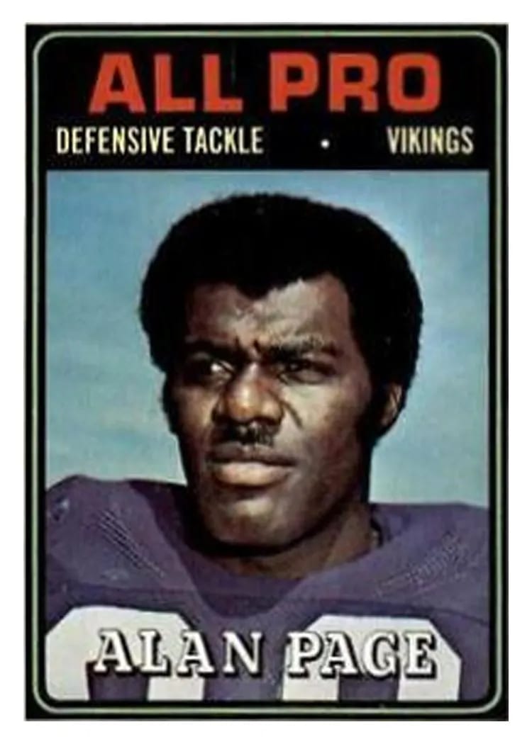 1974 Topps Alan Page #134 card