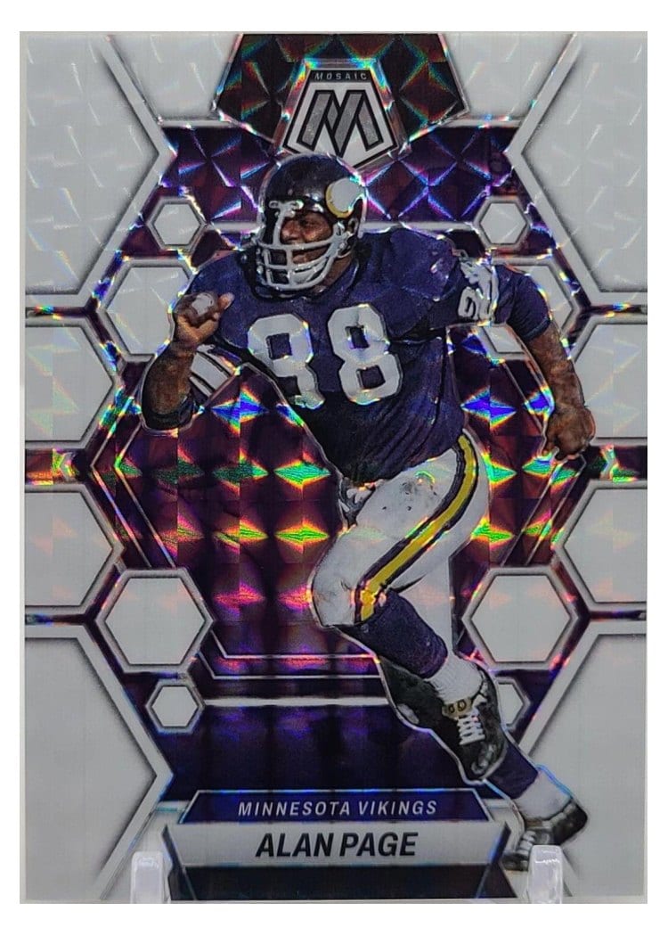2023 Panini Mosaic Base Set Alan Page #156 card