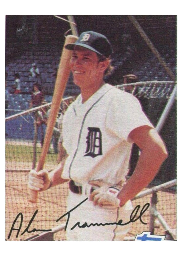 1982 Topps Alan Trammell #475 card