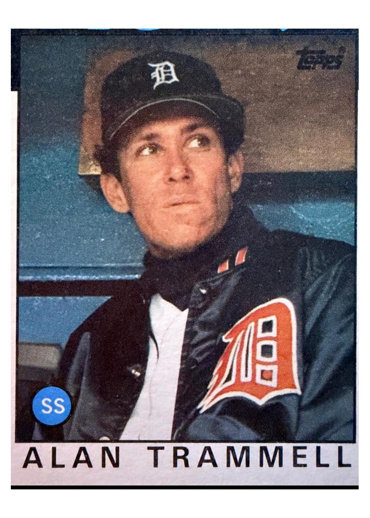 1986 Topps Alan Trammell #130 card