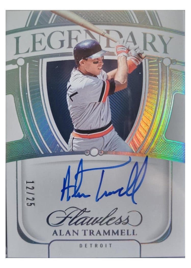 2024 Panini Flawless Legendary Scripts Alan Trammell #LS-AT card